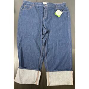 NWT Women’s Kate Spade capris size 22 medium wash denim